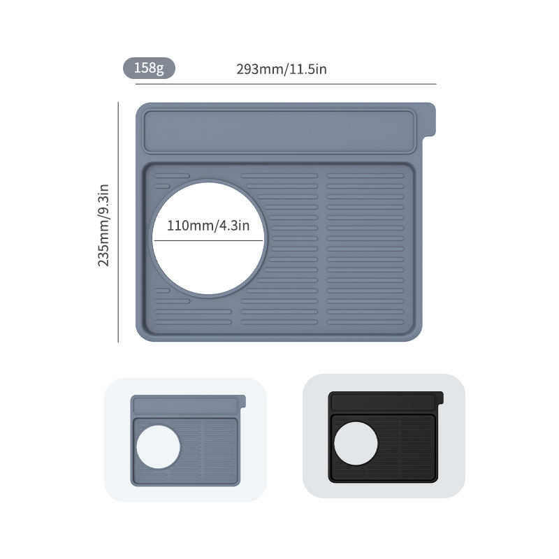 Tapis de bourrage pour expresso, r&eacute;sistant &agrave; l'eau, pour Breville 870/880, tapis sup&eacute;rieur en Silicone pour expresso Breville, nouvel arrivage