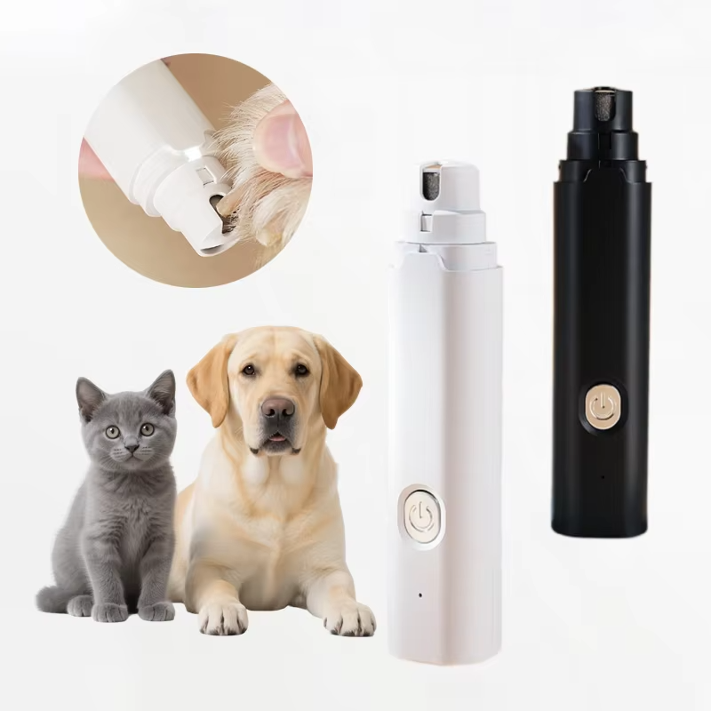 Cortau&ntilde;as el&eacute;ctrico port&aacute;til recargable profesional silencioso para gatos, amoladora de u&ntilde;as para perros y mascotas con luz Led