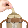 OEM 공장 맞춤형 BPA 프리 실리콘 아기 젖병은 0-12개월 동안 인쇄된 패턴으로 150ml 용량을 설정했습니다.
