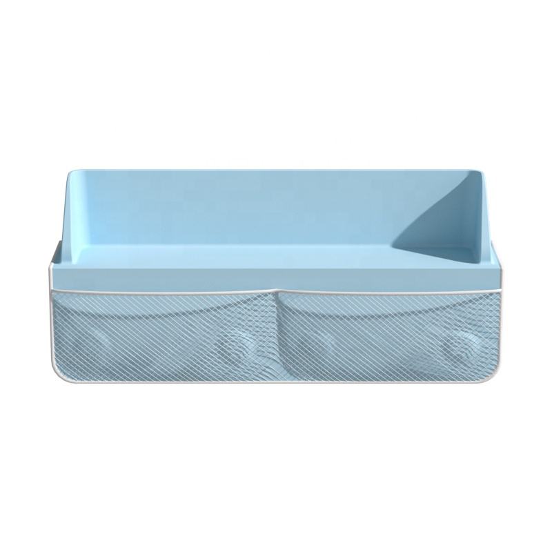 Protection contre les &eacute;claboussures de douche d'angle de baignoire de salle de bains, zone d'&eacute;tag&egrave;re de jeu d&eacute;tachable, protection contre les &eacute;claboussures pour baignoire