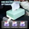 Caja de pa&ntilde;uelos de silicona multifuncional creativa personalizada para coche, caja de papel para la mayor&iacute;a de los coches, novedad