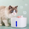 スマート大容量自動猫噴水静かで環境に優しい猫ウォーターディスペンサーフィルター犬用ソリッドパターン充電ボックス