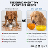 Wellfine-pelota para lamer perros, juguete masticable interactivo para mascotas, de larga duraci&oacute;n, mantiene a tu cachorro distra&iacute;do, seguro, f&aacute;cil de limpiar, juguetes para perros rellenables