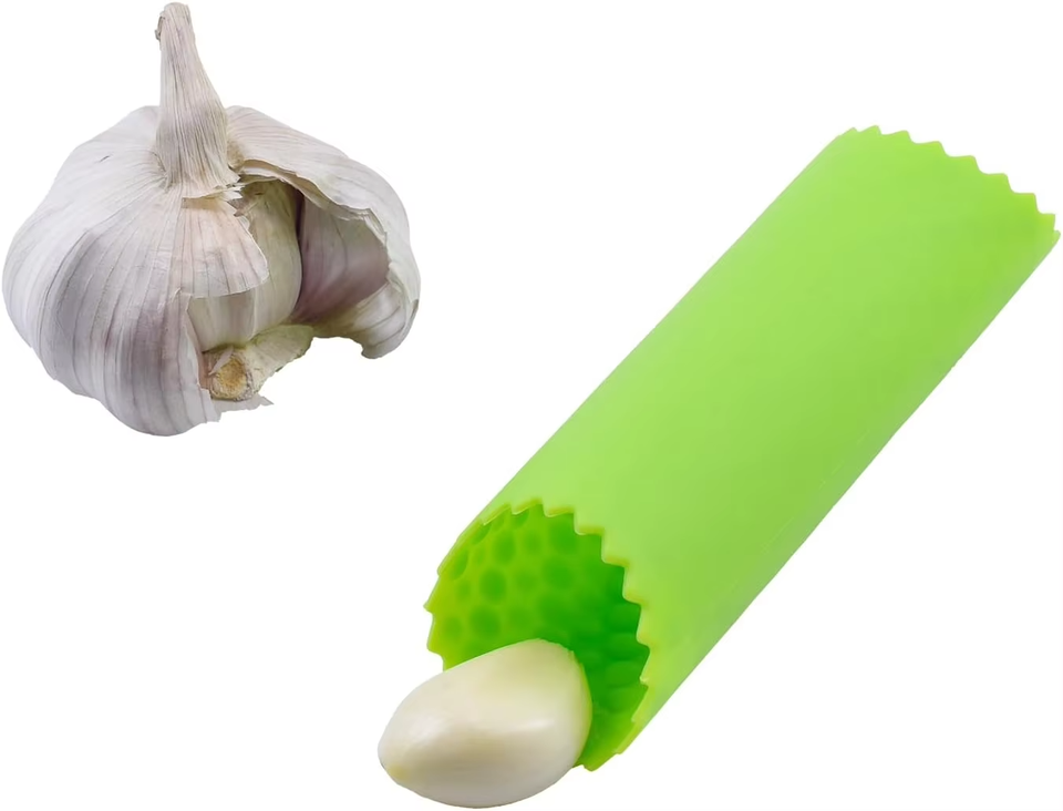 手動操作のシリコン野菜ツール ニンニクの皮むき器 ローラーキーパー アルミニウム 金属 家庭用 キッチン用
