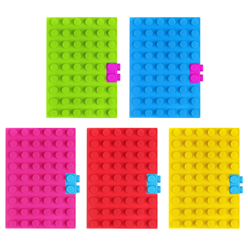 Wellfine nouveaut&eacute;s A6 bureau Silicone cahier tapis blocs de construction tapis