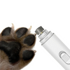 Wellfine 電動ペット爪切り安全ノイズレスペット爪切りカーホテル屋外 USB 充電式ペット爪切り