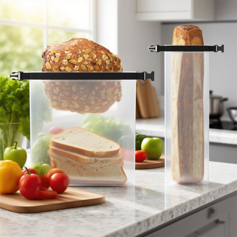 Sac de conservation des aliments frais en Silicone, emballage alimentaire sous vide de qualit&eacute; alimentaire, sac auto-scellant, sac de stockage des aliments surgel&eacute;s pour soupe &eacute;lev&eacute;e