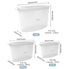 Sac de conservation des aliments en Silicone r&eacute;utilisable, sans BPA, &eacute;cologique, &agrave; fermeture &eacute;clair, pochette de qualit&eacute; alimentaire, sacs de cong&eacute;lation s&ucirc;rs en Silicone pour les aliments