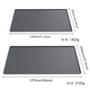 Alfombrilla Lavadora Secadora Silicona 54x27,5 - Antideslizante con Labio