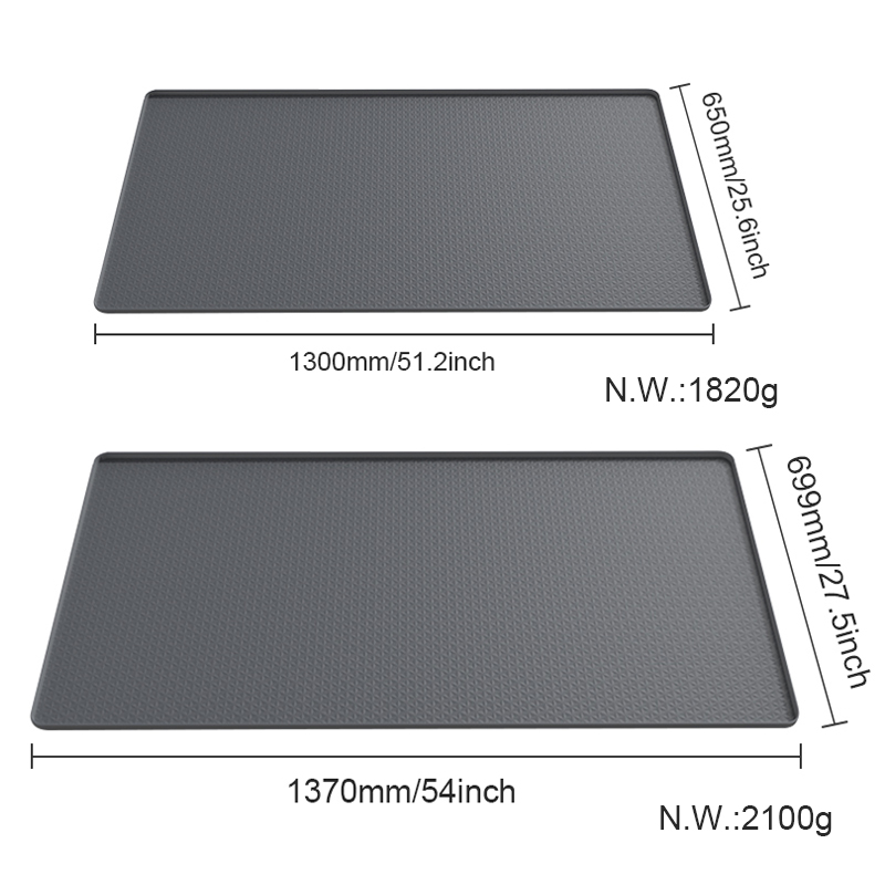 Alfombrilla Lavadora Secadora Silicona 54x27,5 - Antideslizante con Labio