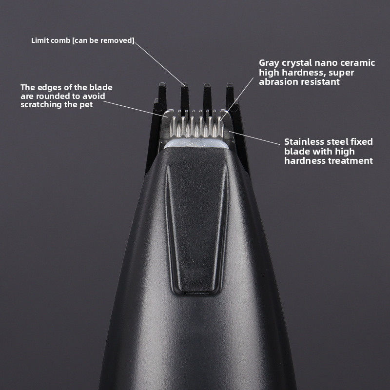 Wellfine ABS サイレント電動ペットヘアトリマー グルーミング OEM ペット猫犬足毛シェーバートリマー
