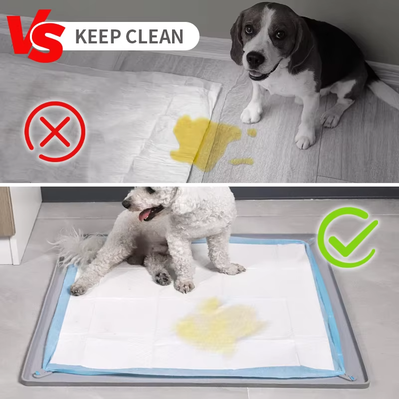 Coussinets d'entra&icirc;nement pour animaux de compagnie, couches pour chiots, jetables, Absorption d'urine, pot, tampons pour pipi
