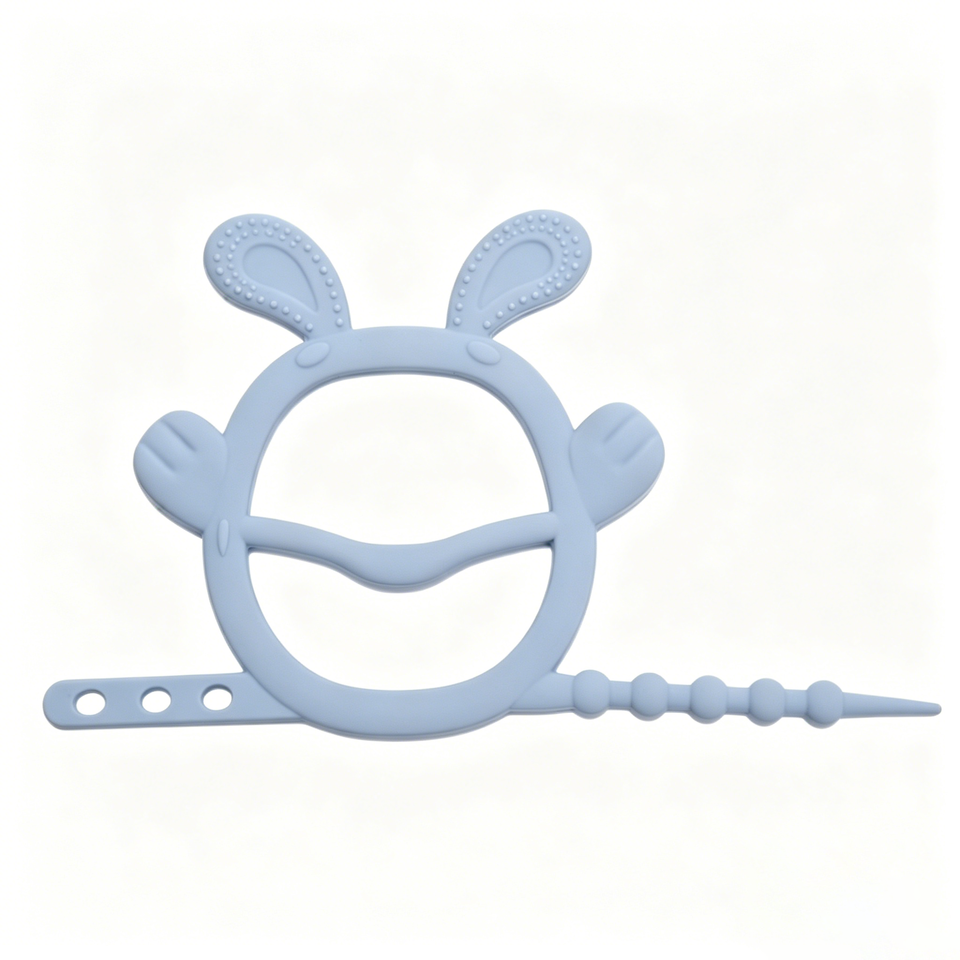 F&aacute;cil seguro del juguete suave del silic&oacute;n de la dentici&oacute;n del beb&eacute; del ODM del OEM sostener el silic&oacute;n Teethers del beb&eacute;