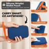 Nueva bolsa grande de silicona, bolsa con cierre port&aacute;til para maquillaje, bolsa, bolso, bolsa de cosm&eacute;ticos impermeable, bolsa de aseo de viaje