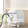 Wellfine – grand bac &agrave; liti&egrave;re &eacute;lectrique automatique et intelligent, avec t&eacute;l&eacute;commande Wifi, &agrave; faible bruit, &agrave; toit ouvert, autonettoyant, pour chat