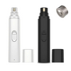 Wellfine 電動ペット爪切り安全ノイズレスペット爪切りカーホテル屋外 USB 充電式ペット爪切り