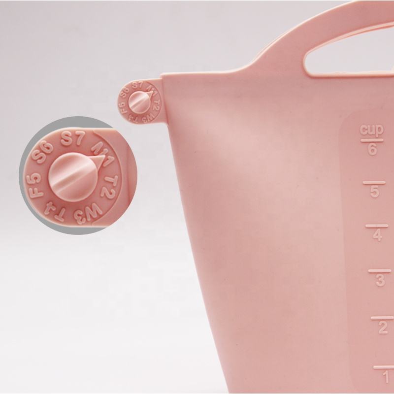 Bolso reutilizable ancho plegable del almacenamiento de la comida de la categor&iacute;a alimenticia del silic&oacute;n del bolso al por mayor de la conservaci&oacute;n de alimentos
