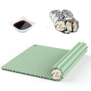 Wellfine BPA liberan la estera del rollo de sushi del silic&oacute;n de la categor&iacute;a alimenticia de la herramienta de fabricaci&oacute;n del sushi de DIY DIY Estera del sushi del silic&oacute;n