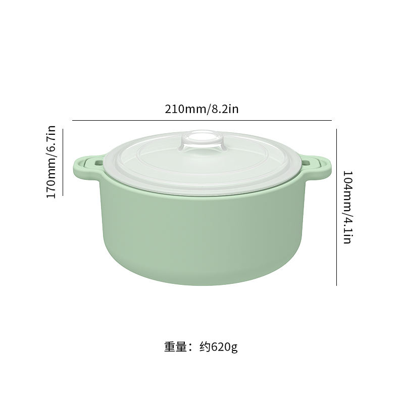 Bol de poisson cuit &agrave; la vapeur en Silicone, Gadgets de cuisine cr&eacute;atifs r&eacute;sistants &agrave; la chaleur de qualit&eacute; alimentaire, four &agrave; micro-ondes, cuiseur vapeur en Silicone avec couvercle