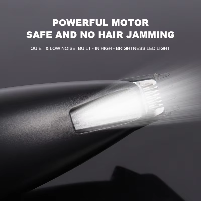 Pattes de tondeuse de chien rechargeables avec lumi&egrave;re LED tondeuse de patte de chien &eacute;tanche &agrave; faible bruit tondeuse de patte
