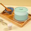 Wellfine 電子レンジ野菜蒸し器電子レンジ蒸し器バスケット野菜ブロッコリー魚蒸気容器