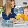 Nettoyant, tasse de rin&ccedil;age, seau d'ext&eacute;rieur en Silicone, tasse pliante, outils de nettoyage et de peinture