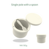 Bol d'alimentation de b&eacute;b&eacute; de gyroscope de silicone de cat&eacute;gorie comestible de cuvette faite sur commande de logo non toxique avec le couvercle