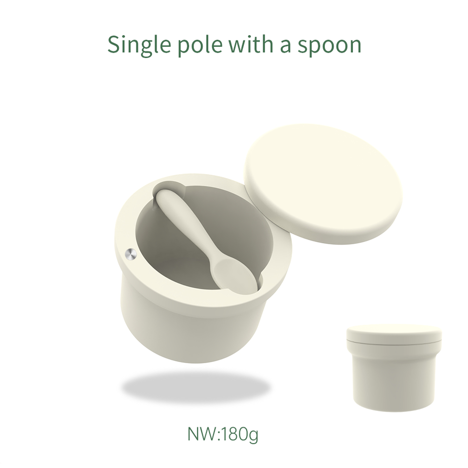 Bol d'alimentation de b&eacute;b&eacute; de gyroscope de silicone de cat&eacute;gorie comestible de cuvette faite sur commande de logo non toxique avec le couvercle