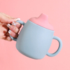 Taza irrompible para sorber de silicona sin BPA para beb&eacute;s con boquilla suave, taza de entrenamiento para ni&ntilde;os peque&ntilde;os apta para lavavajillas