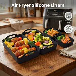 Bo&icirc;te carr&eacute;e en Silicone de 4 pi&egrave;ces, plat de cuisson pour pain et g&acirc;teau Barbecue, passe au micro-ondes et au lave-vaisselle, pour la cuisine &agrave; domicile