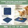 Tapis &agrave; l&eacute;cher interactif en Silicone pour animaux de compagnie, gamelle pour ingestion lente, pour chats et chiens, Portable, l&eacute;ger, &eacute;cologique, antid&eacute;rapant, Anti-starter