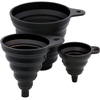 Wellfine-embudo grande plegable de silicona, herramientas de cocina, accesorios, embudos para botella de agua, transferencia de l&iacute;quidos