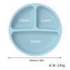 Suministros de alimentaci&oacute;n de beb&eacute; sin Bpa, vajilla de comedor para ni&ntilde;os, plato de succi&oacute;n a prueba de derrames, taz&oacute;n, babero, cuchara, juego de alimentaci&oacute;n de silicona para beb&eacute;