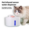 スマート大容量自動猫噴水静かで環境に優しい猫ウォーターディスペンサーフィルター犬用ソリッドパターン充電ボックス
