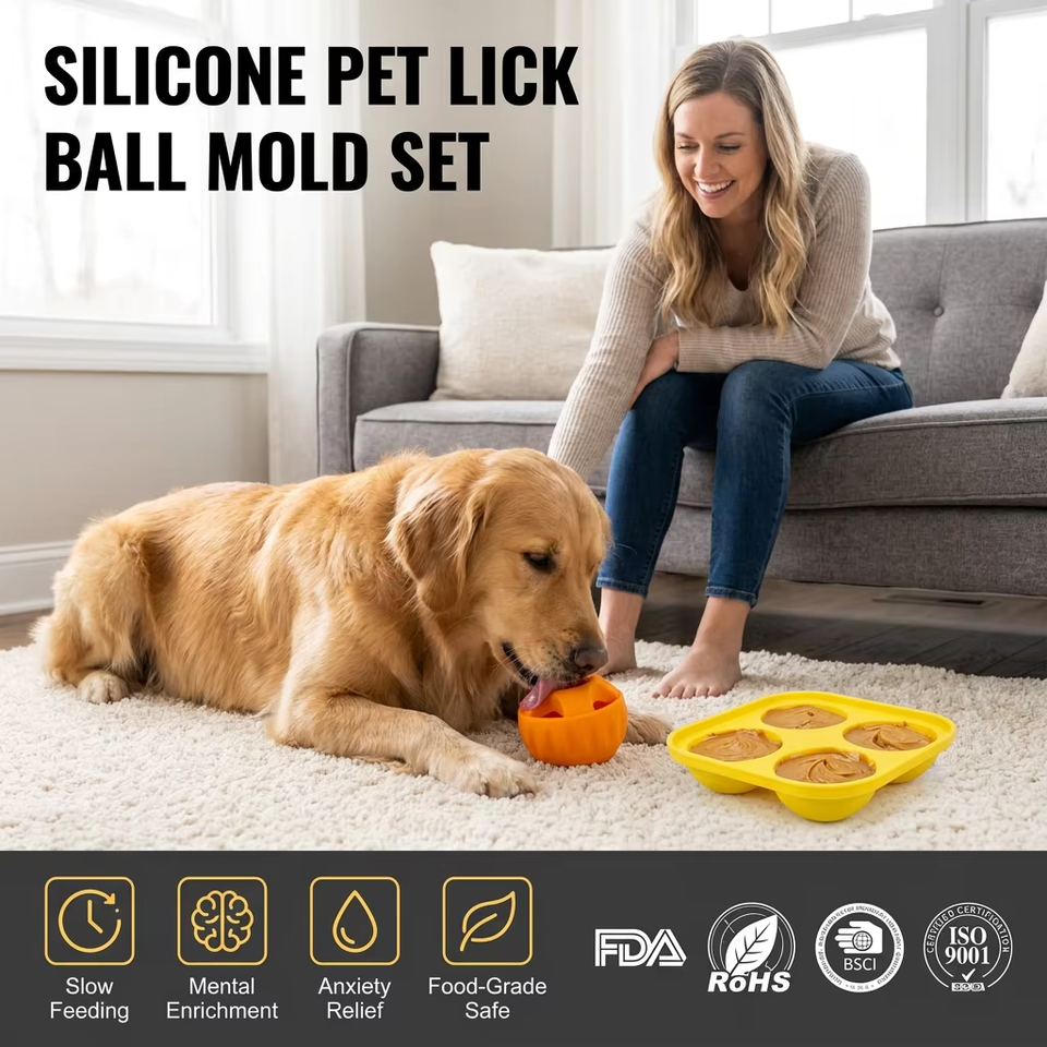 Wellfine-pelota para lamer perros, juguete masticable interactivo para mascotas, de larga duraci&oacute;n, mantiene a tu cachorro distra&iacute;do, seguro, f&aacute;cil de limpiar, juguetes para perros rellenables