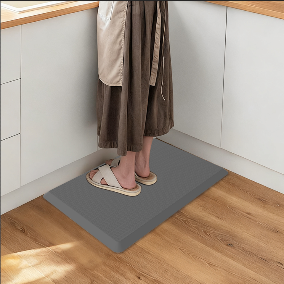 Alfombras florales impermeables para el suelo de la cocina, alfombra c&oacute;moda antifatiga, estera para pies estilo bohemio