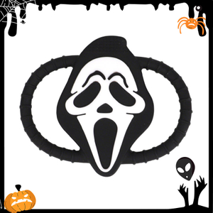 Juguete suave unisex de Teether de la calabaza de Halloween de la salud del silic&oacute;n del OEM del nuevo estilo para los ni&ntilde;os