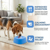 Bol &agrave; l&eacute;cher liquide pour chien, avec boule roulante, mat&eacute;riau ABS, alimentation lente, antid&eacute;rapant, motif solide