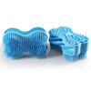 Wellfine-cepillo de silicona 100% para masaje, exfoliaci&oacute;n de la piel, tratamiento de celulitis, cepillo de silicona para ducha y beb&eacute;