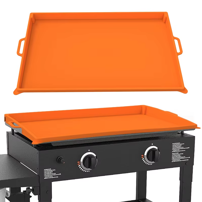 Nuevas llegadas, cubierta protectora de silicona para barbacoa, cubierta protectora para parrilla de calidad alimentaria para Blackstone