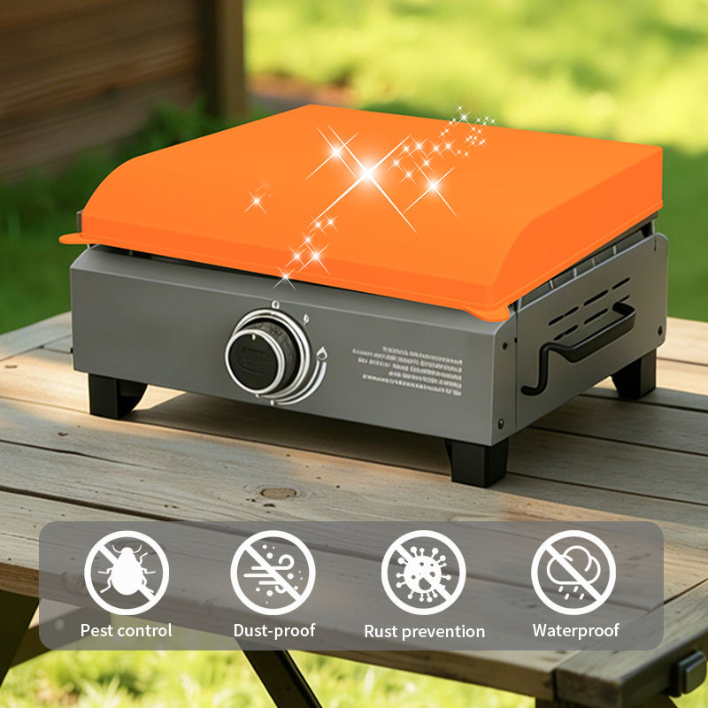 Parrilla protectora de silicona de grado alimenticio, estera para amigos, impermeable, resistente al calor, cubierta protectora para parrilla, accesorios para acampar y barbacoa