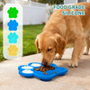 Cuencos modernos de silicona para mascotas, port&aacute;tiles, plegables, de viaje para perros y gatos, patr&oacute;n s&oacute;lido para uso en interiores y exteriores