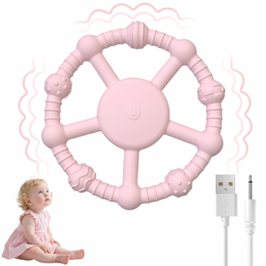 Mordedor Vibrador USB para Beb&eacute;s - Silicona de Grado Alimenticio