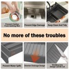Tapis de vidange d'&eacute;vier en Silicone &eacute;tanche personnalis&eacute;, tapis de vidange de protection de robinet pour &eacute;vier de cuisine