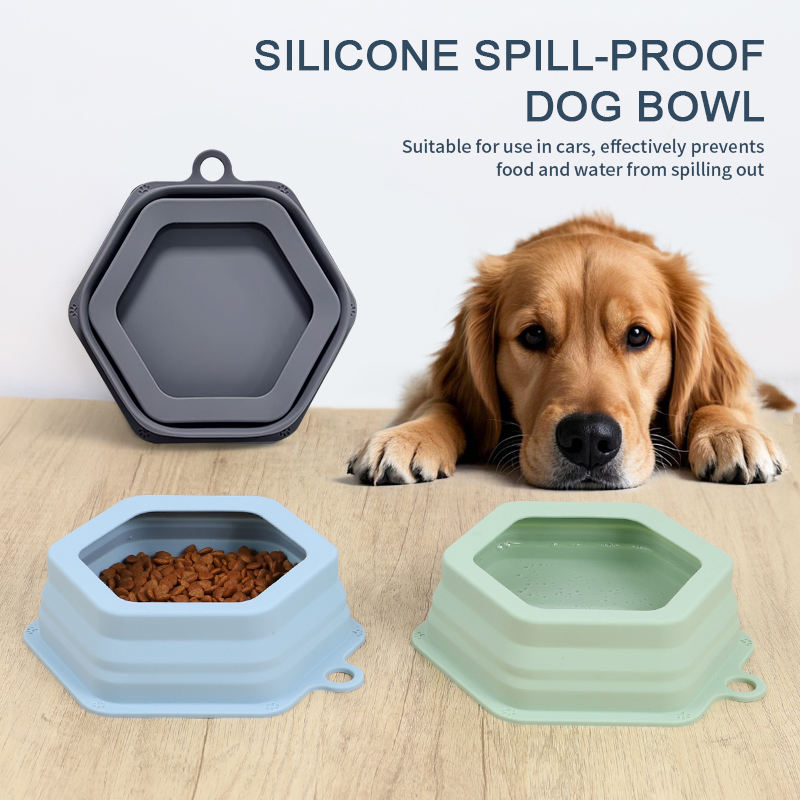 2025 cuencos port&aacute;tiles al por mayor del perro del alimentador del silic&oacute;n libre de Bpa de las nuevas llegadas que alimentan la comida lenta del animal dom&eacute;stico del OEM