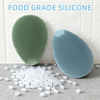 Brosse de nettoyage de cheveux en Silicone souple, r&eacute;utilisable, nettoyant pour le bain de b&eacute;b&eacute;, masseur, &eacute;purateur, brosse &agrave; shampoing pour b&eacute;b&eacute;