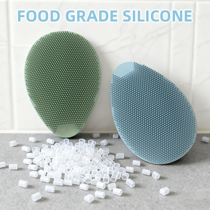 Brosse de nettoyage de cheveux en Silicone souple, r&eacute;utilisable, nettoyant pour le bain de b&eacute;b&eacute;, masseur, &eacute;purateur, brosse &agrave; shampoing pour b&eacute;b&eacute;