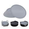 Posavasos de silicona antideslizantes, suaves e impermeables, alfombrilla para tazas, protecci&oacute;n de mesa, alfombrilla de silicona personalizada