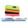 A6 personnalis&eacute; &eacute;cole pas cher Journal et Journal Silicone carnet de notes tapis Cuaderno avec tapis de cahier en Silicone souple