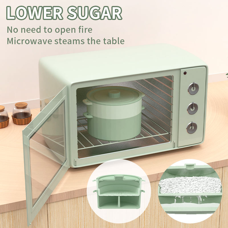 Cuiseur &agrave; vapeur en Silicone pour micro-ondes, nouvel arrivage 2025, Pot de cuisson &agrave; vapeur, bol &agrave; vapeur